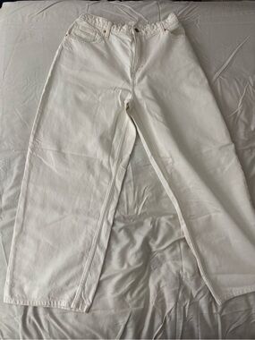 #1: H&M Wide-Leg White Women's Pants